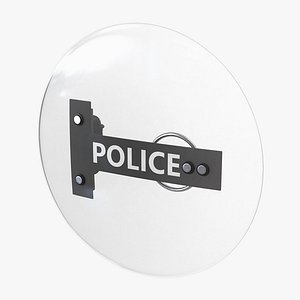 Police Round Anti Riot Shield