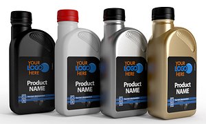 3d motor oil model