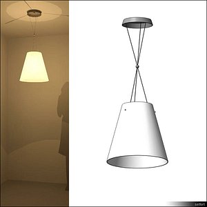 suspended ceiling lamp 3d model
