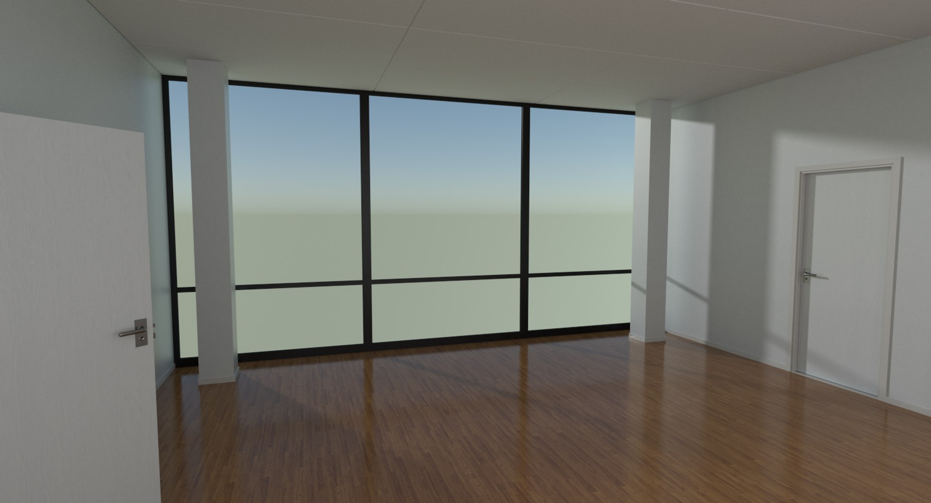 Apartment Building Interior Exterior 3d Obj