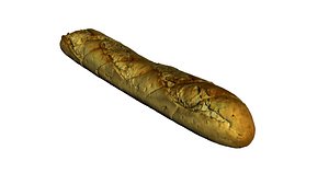 3d model bread roll
