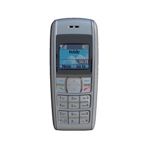 mobile phone nokia 1600 3D model