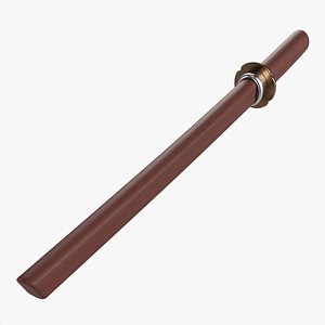 Bokken Shoto 3D model