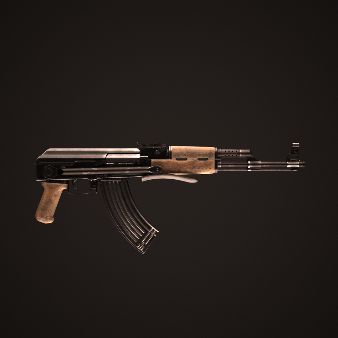 aks rifle 3d 3ds