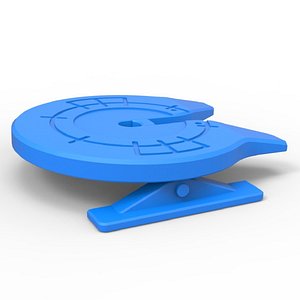 Fifth wheel of Semi truck Scale 1 to 25