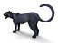 Pantera Negra Rigged & Animated