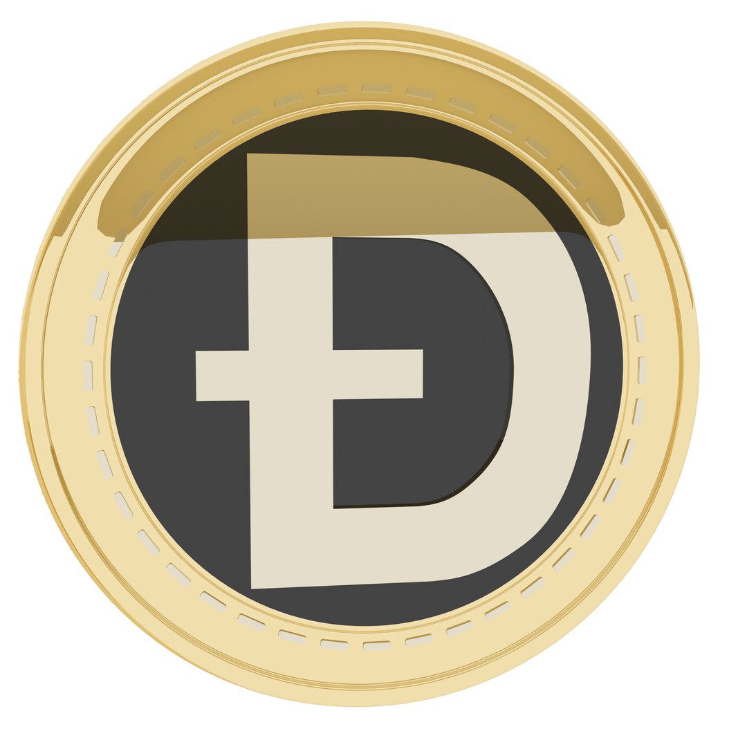 Doge Cryptocurrency Gold Coin 3D Model - TurboSquid 1849161