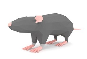 Rat LOW POLY
