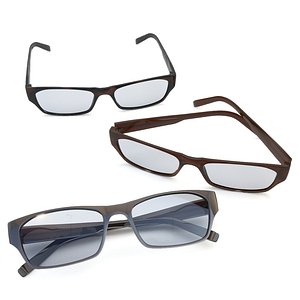 3d glasses 3 materials
