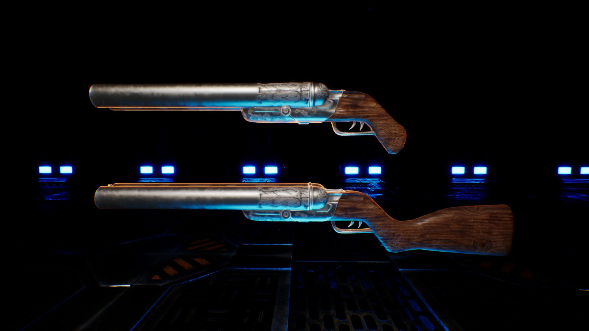3D 5 FPS Sci Fi Weapon Pack With Animations And Multiple Skins For ...