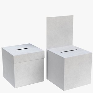 ballot boxes 3D