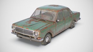 old classic sedan 3D model