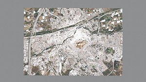 Cityscape Perpignan France 3D model