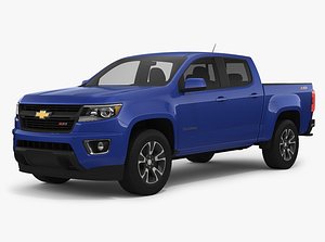 3D chevrolet colorado z71 2018 model