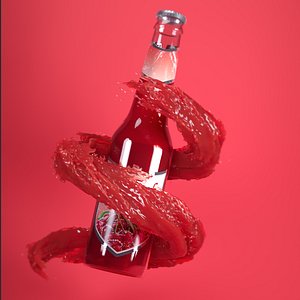 Animated Water splash spiral