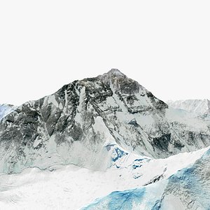 3D Mount Everest China-Nepal model