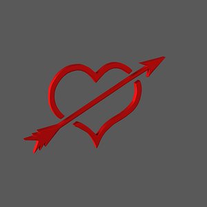 3D model New Heart Shape 2
