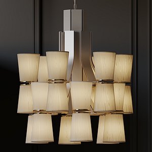 3D model ceiling lights isaac muse