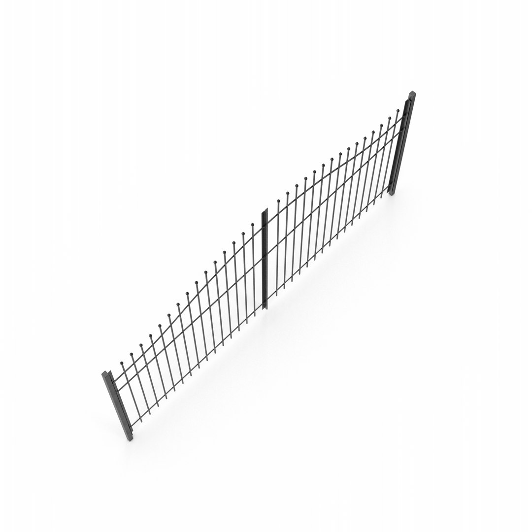 3D Metal Gates - TurboSquid 2193494