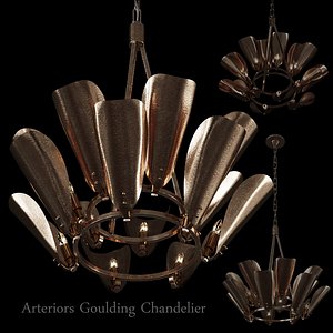 chandelier arteriors goulding 15 3D model