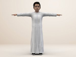 3D model Arab Boy