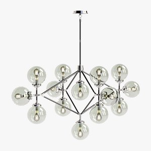 visual bistro arm chandelier 3D model