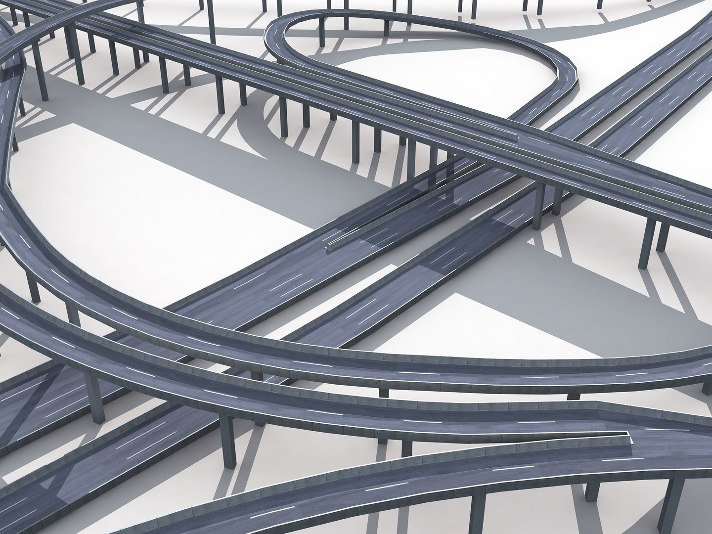 Highway Viaduct Model - TurboSquid 1514309