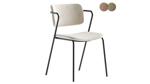 3D Zed dining chair model