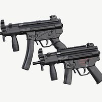 MP5K MP5KN with Upgrades Game Ready