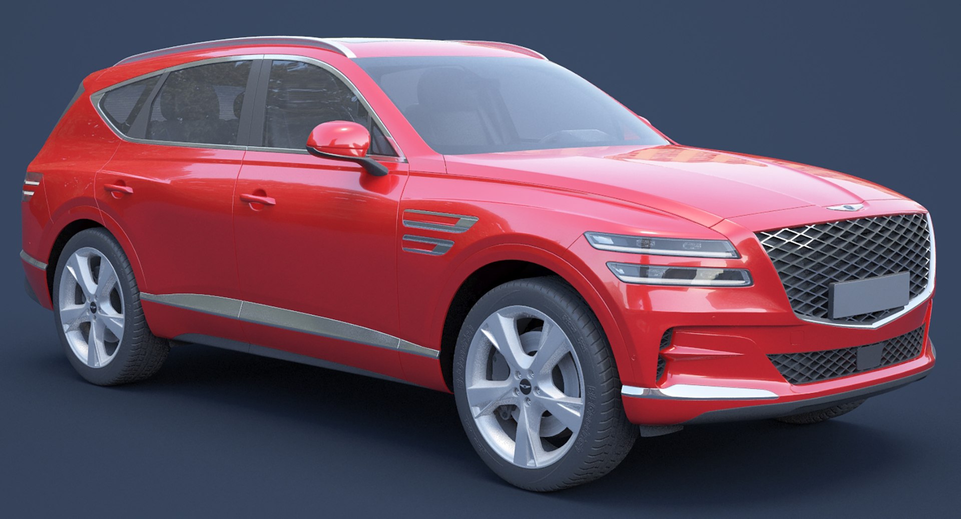Genesis GV80 2021 3D Model - TurboSquid 2246213