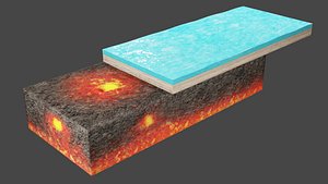 3D Forming volcanoes