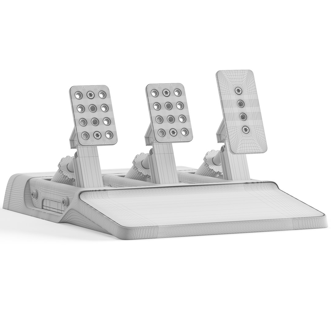 3D Racing Pedals - TurboSquid 2307030