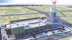 Main Structure Construction Site model
