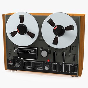 3D Vintage Tape Recorder
