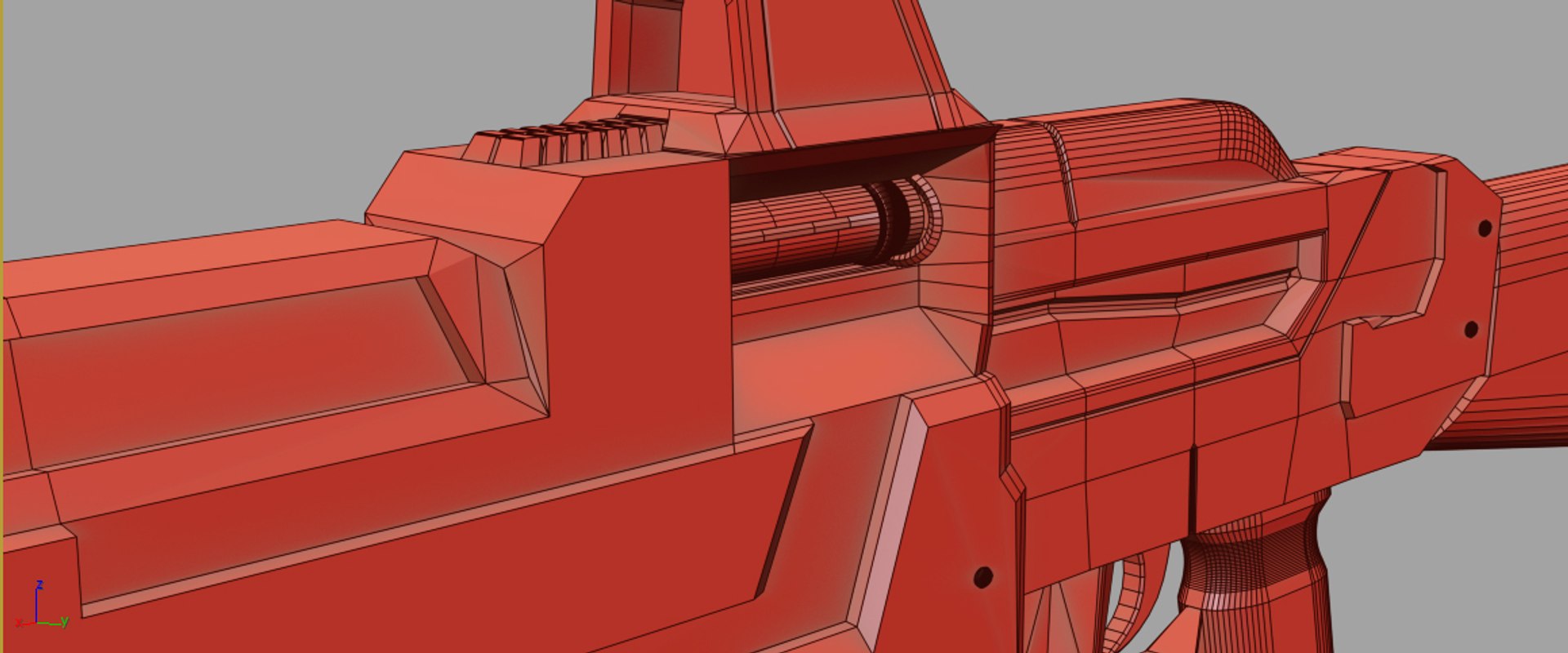Sub Machine Gun Model - TurboSquid 1522052