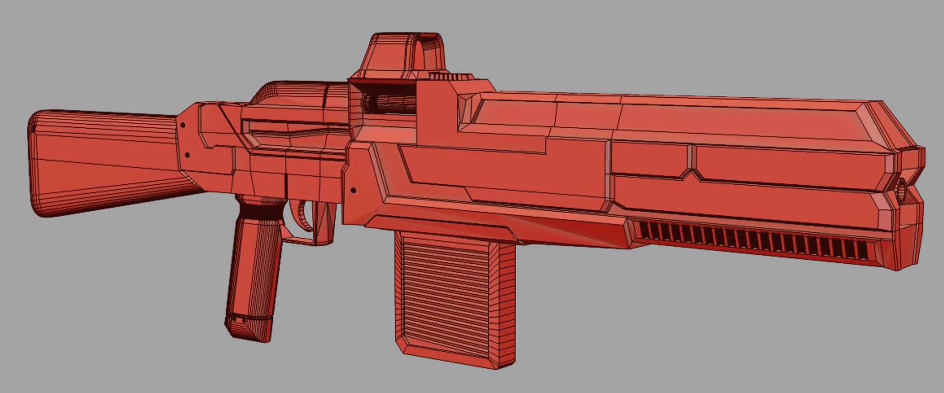 Sub Machine Gun Model - TurboSquid 1522052