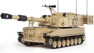 Self-Propelled Howitzer M109A6 Paladin 2019 3D model