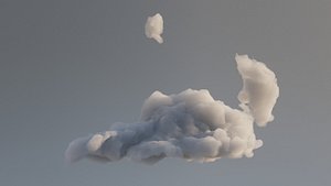Cloud Polygon Blender 13 3D model