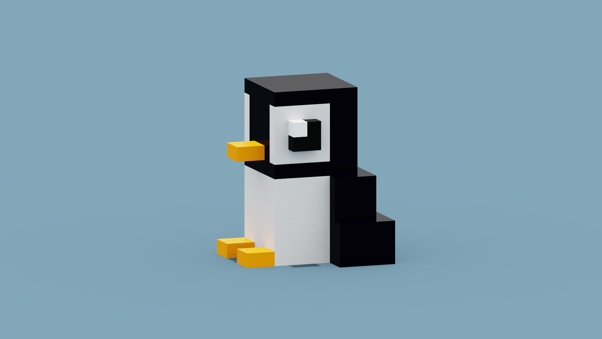 3D Voxel Penguin https://p.turbosquid.com/ts-thumb/xf/PEJTU4/pz/spin202205251344540004/png/1653477301/1920x1080/fit_q87/8a9421bdf409272991593688c39d8c4524186732/spin202205251344540004.jpg