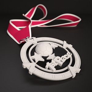 printable medal 1st place 3D model