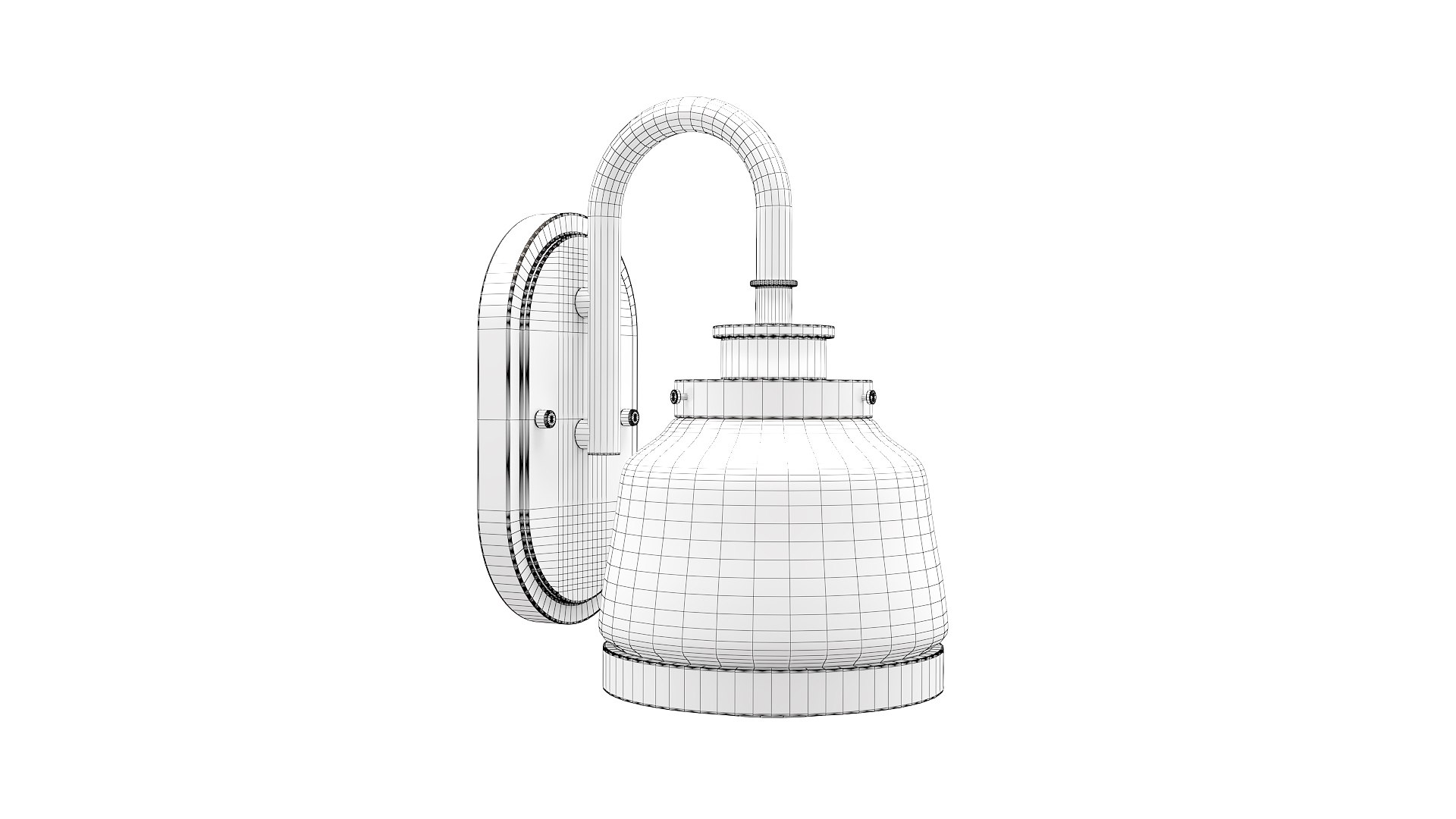 Judson 1Light Bath Vanity Wall Light 3D Model TurboSquid 2299227