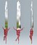 3D model sword cartoon