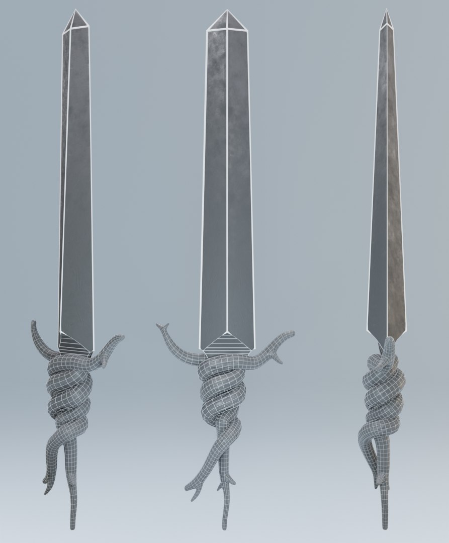 3D model sword cartoon - TurboSquid 1576254