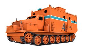 3D Kharkovchanka-2 Soviet Antarctic Cruisers Stt model