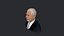 Morgan Freeman - cabeça de busto realista pronta Modelo 3D