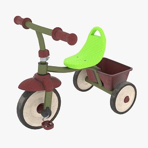kids bicycle 3D model