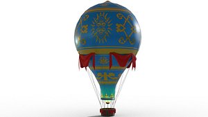 3D beautiful hot air