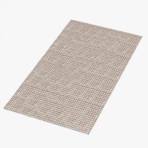 Tapis en laine a poils courts tisse a la main Rumi