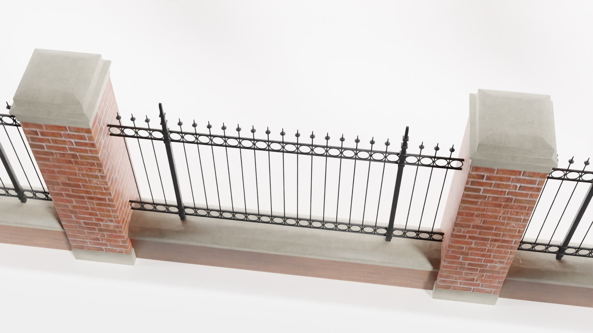3D Classic Brick and Iron Fence https://p.turbosquid.com/ts-thumb/xf/jSk3we/AV/classicbrickandironfence_01_04/png/1677874994/1920x1080/fit_q87/cc5ea2126061b97691dbfd4c415765990fbf9303/classicbrickandironfence_01_04.jpg