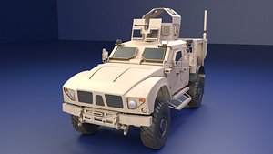 3D oshkosh m-atv military vehicle